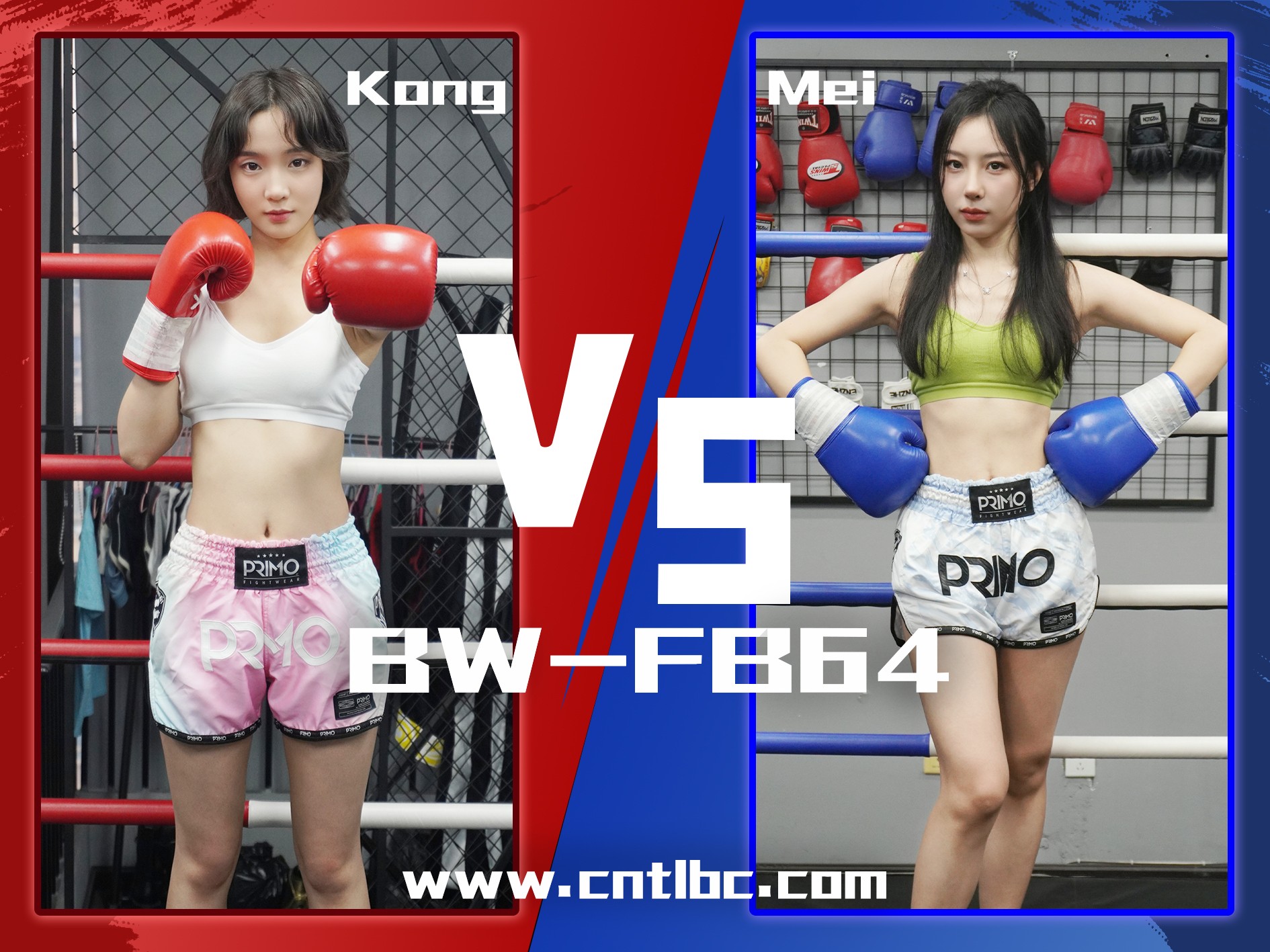 BW-FB64 Female Boxing Kong VS Mei